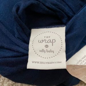 Navy Shibori Print Solly Wrap
